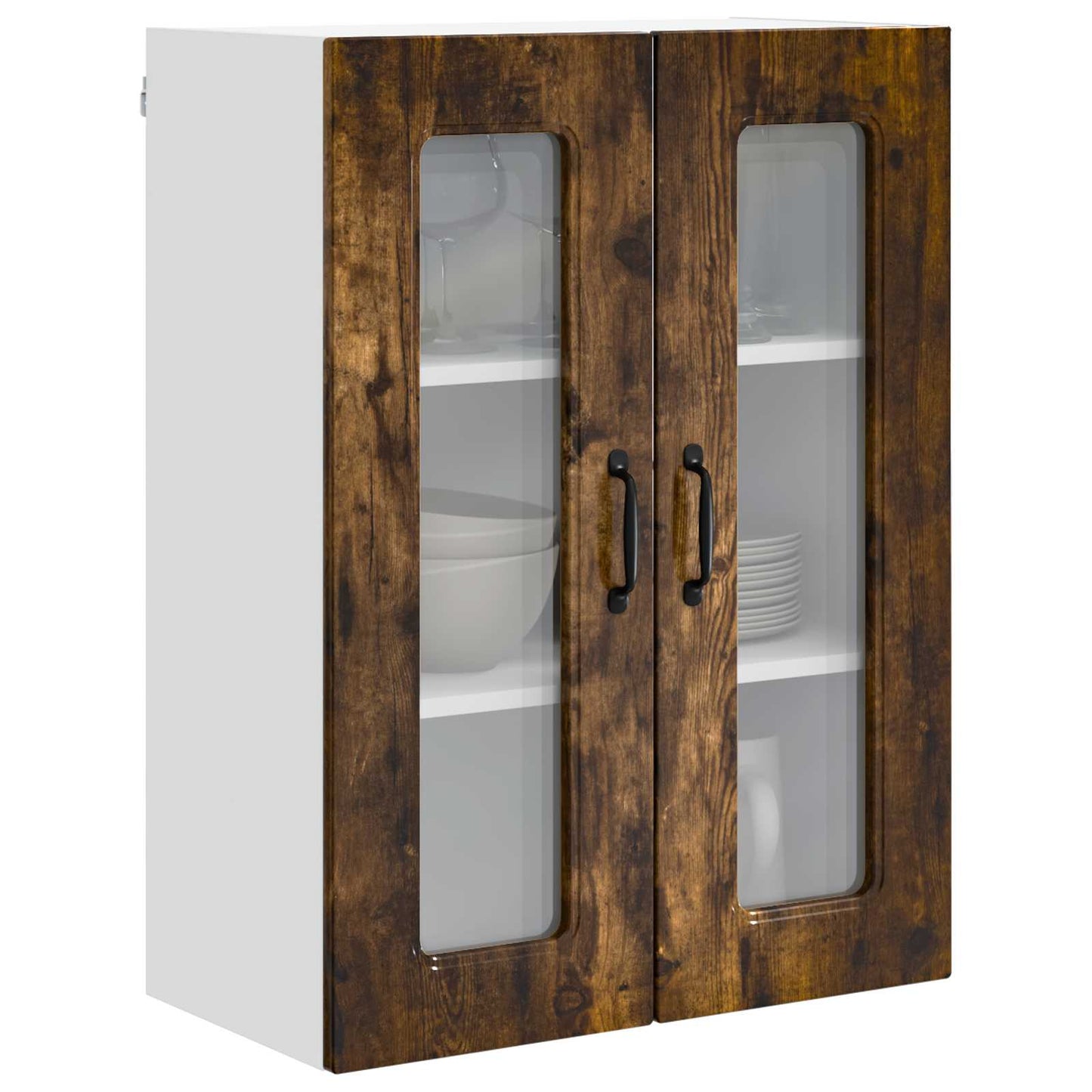 vidaXL Dishwasher Panel Kalmar Smoked Oak 60 x 31 x 80 cm