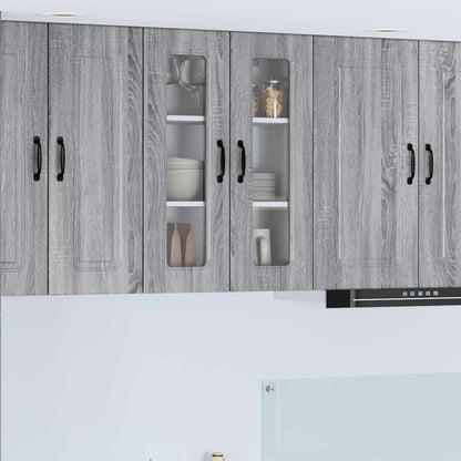vidaXL Dishwasher Panel Kalmar Grey Sonoma 60 x 31 x 80 cm