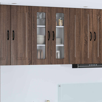 vidaXL Dishwasher Panel Kalmar Brown Oak 60 x 31 x 80 cm