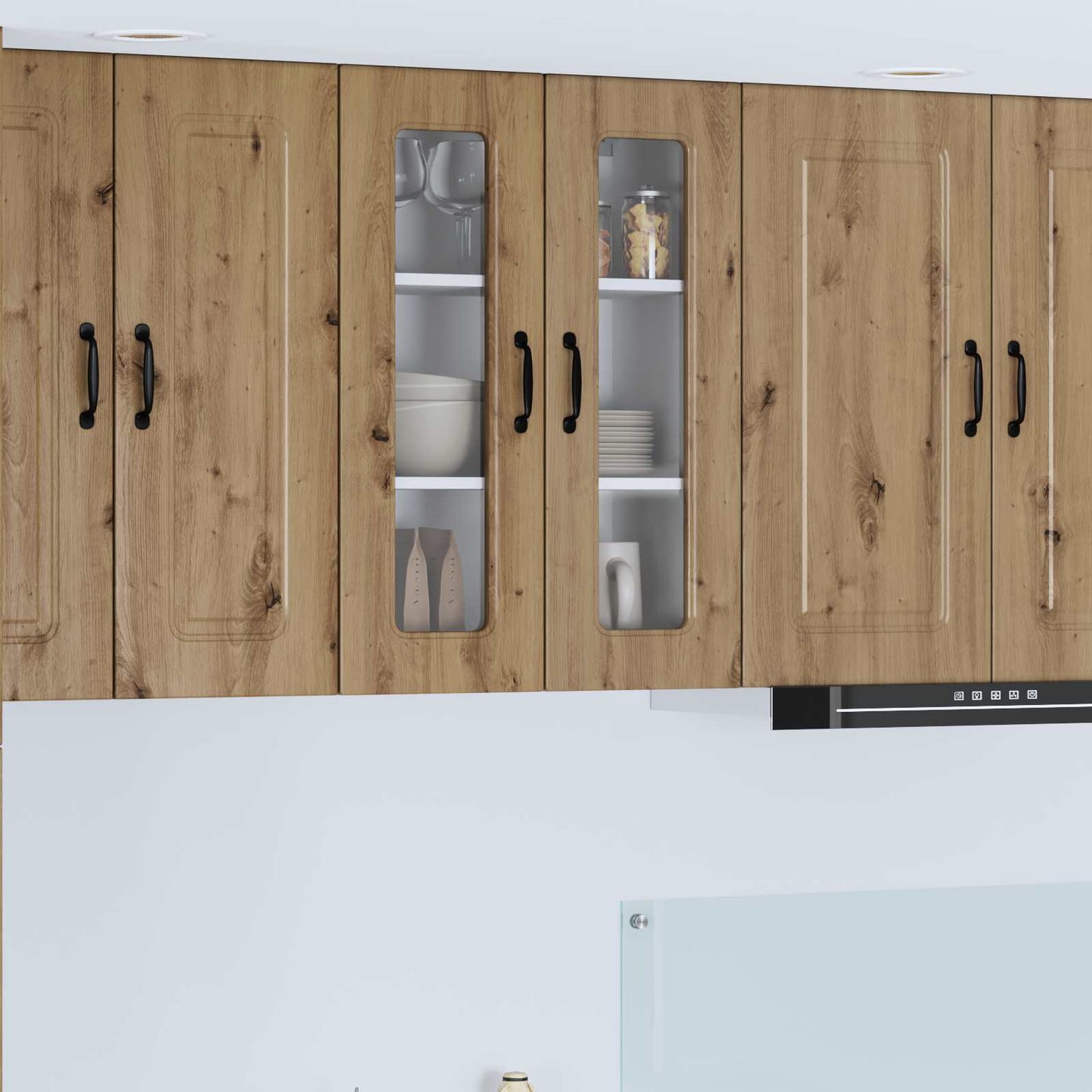 vidaXL Dishwasher Panel Kalmar Artisan Oak 60 x 31 x 80 cm