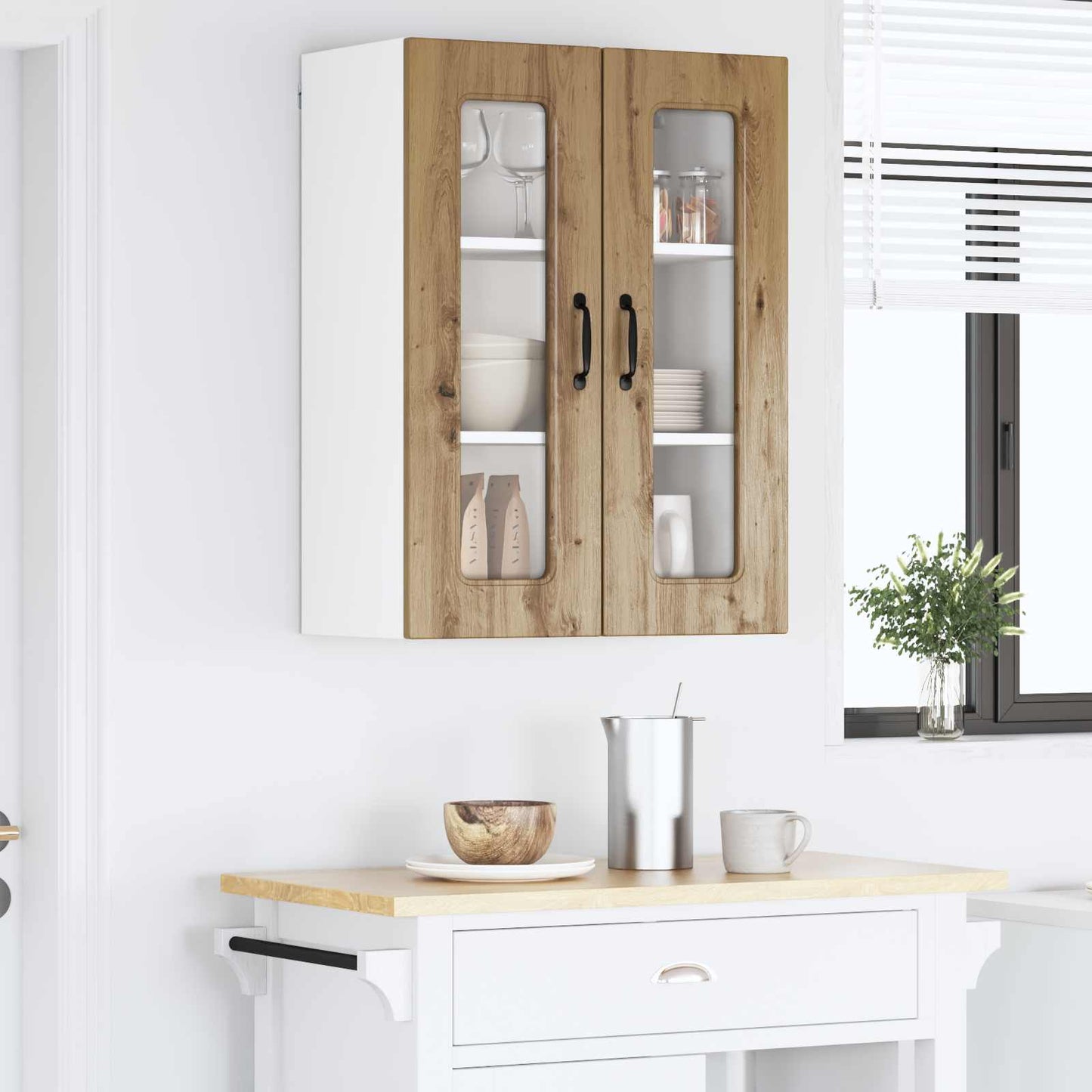 vidaXL Dishwasher Panel Kalmar Artisan Oak 60 x 31 x 80 cm