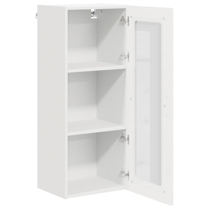 vidaXL Dishwasher Panel Kalmar White 40 x 31 x 100 cm Engineered Wood