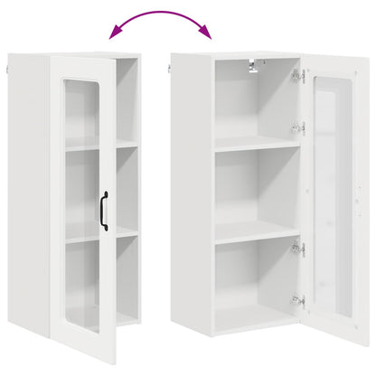 vidaXL Dishwasher Panel Kalmar White 40 x 31 x 100 cm Engineered Wood