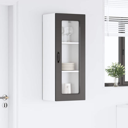 vidaXL Dishwasher Panel Kalmar Black 40 x 31 x 100 cm Engineered Wood