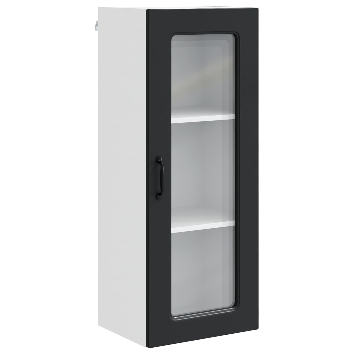 vidaXL Dishwasher Panel Kalmar Black 40 x 31 x 100 cm Engineered Wood