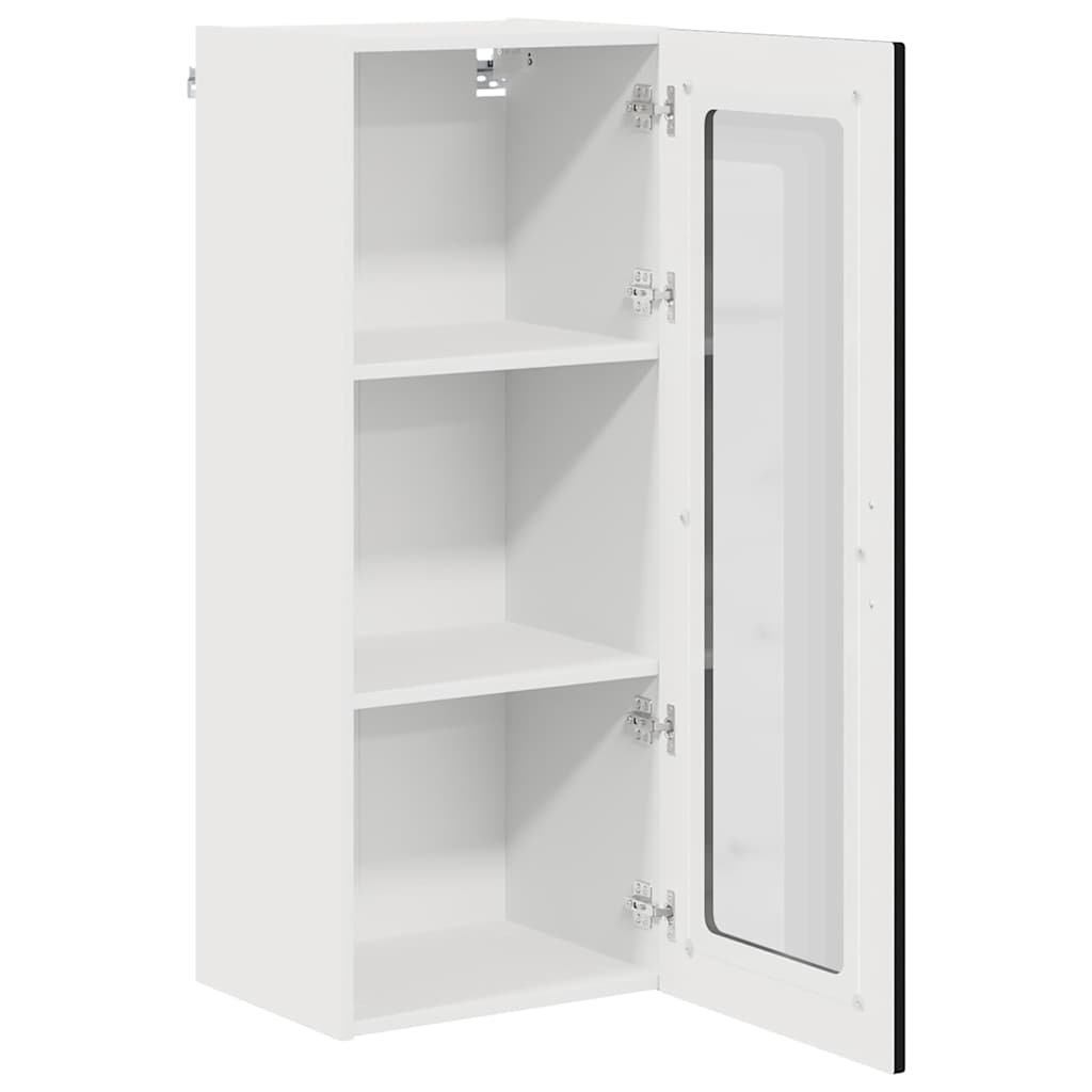 vidaXL Dishwasher Panel Kalmar Black 40 x 31 x 100 cm Engineered Wood