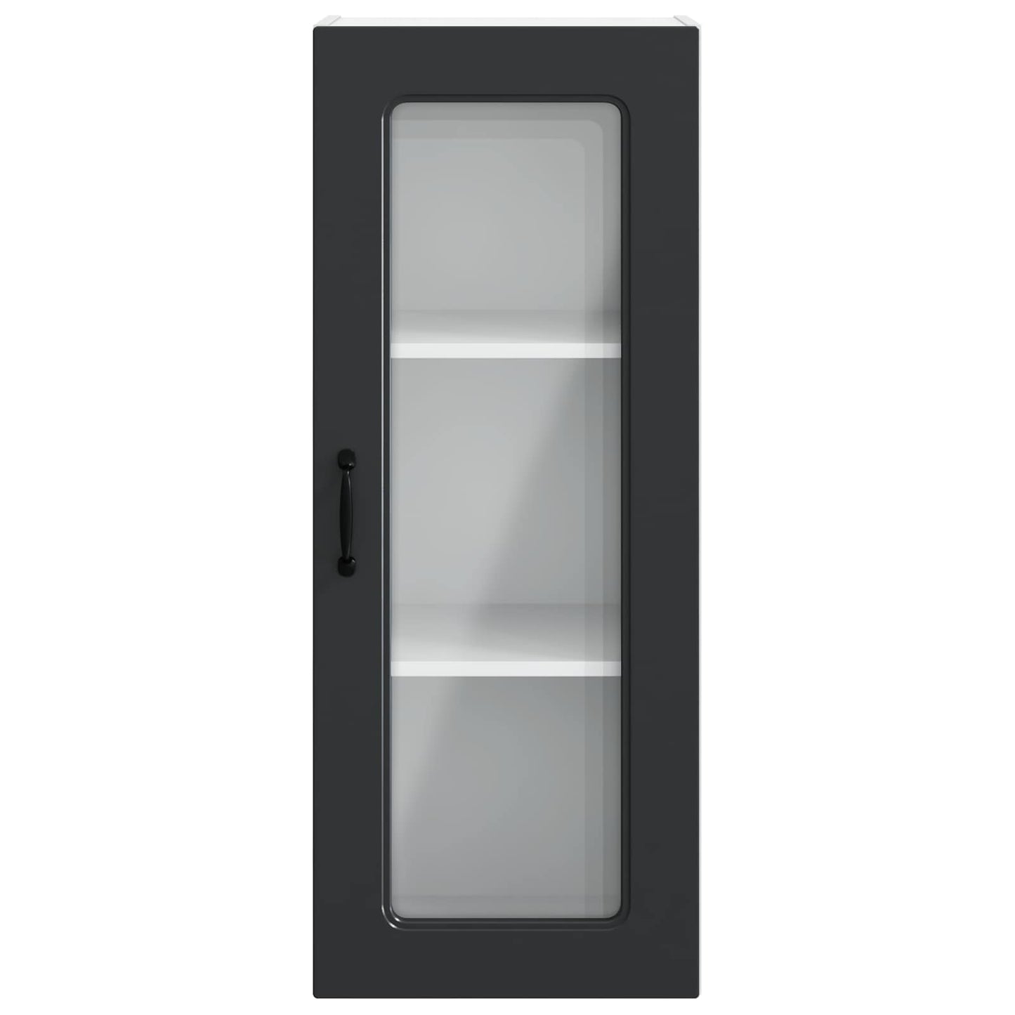vidaXL Dishwasher Panel Kalmar Black 40 x 31 x 100 cm Engineered Wood