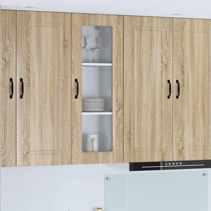 vidaXL Dishwasher Panel Kalmar Sonoma Oak 40 x 31 x 100 cm