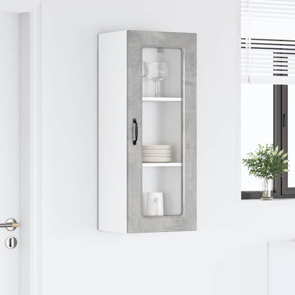 vidaXL Dishwasher Panel Kalmar Concrete Grey 40 x 31 x 100 cm
