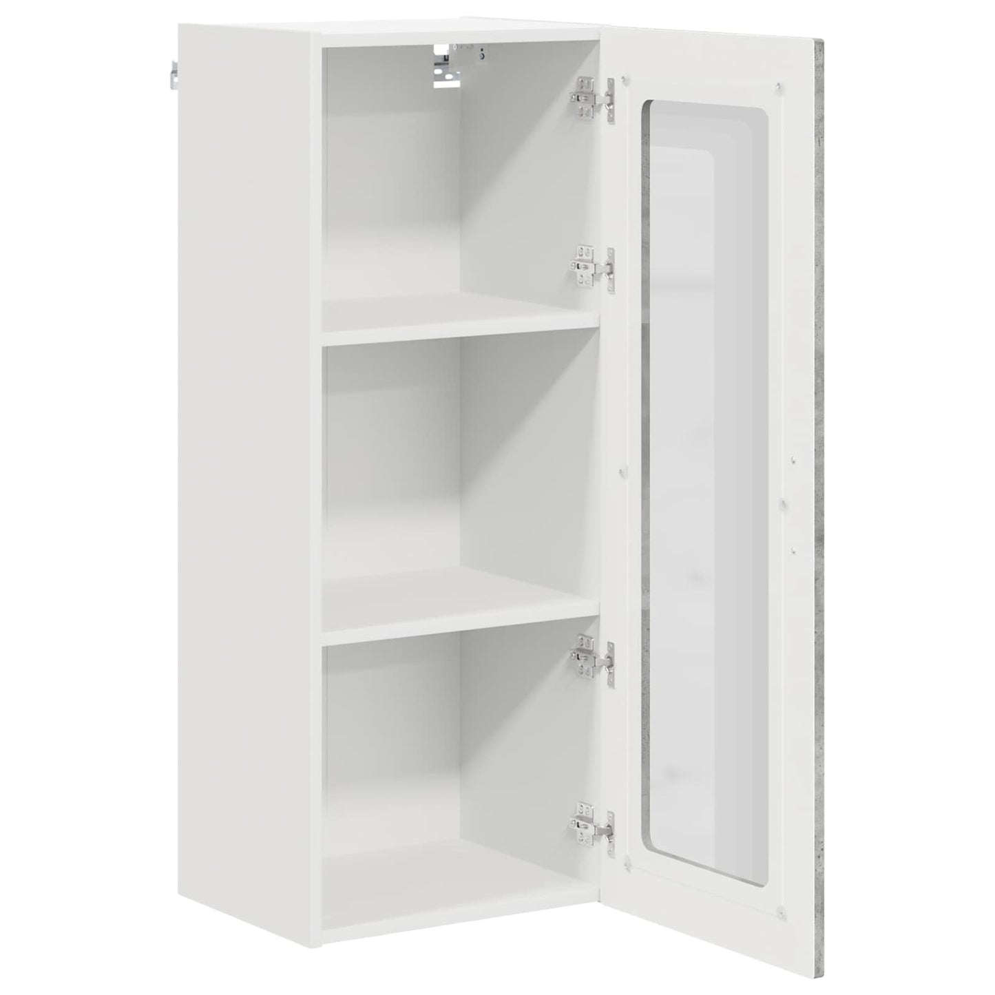 vidaXL Dishwasher Panel Kalmar Concrete Grey 40 x 31 x 100 cm