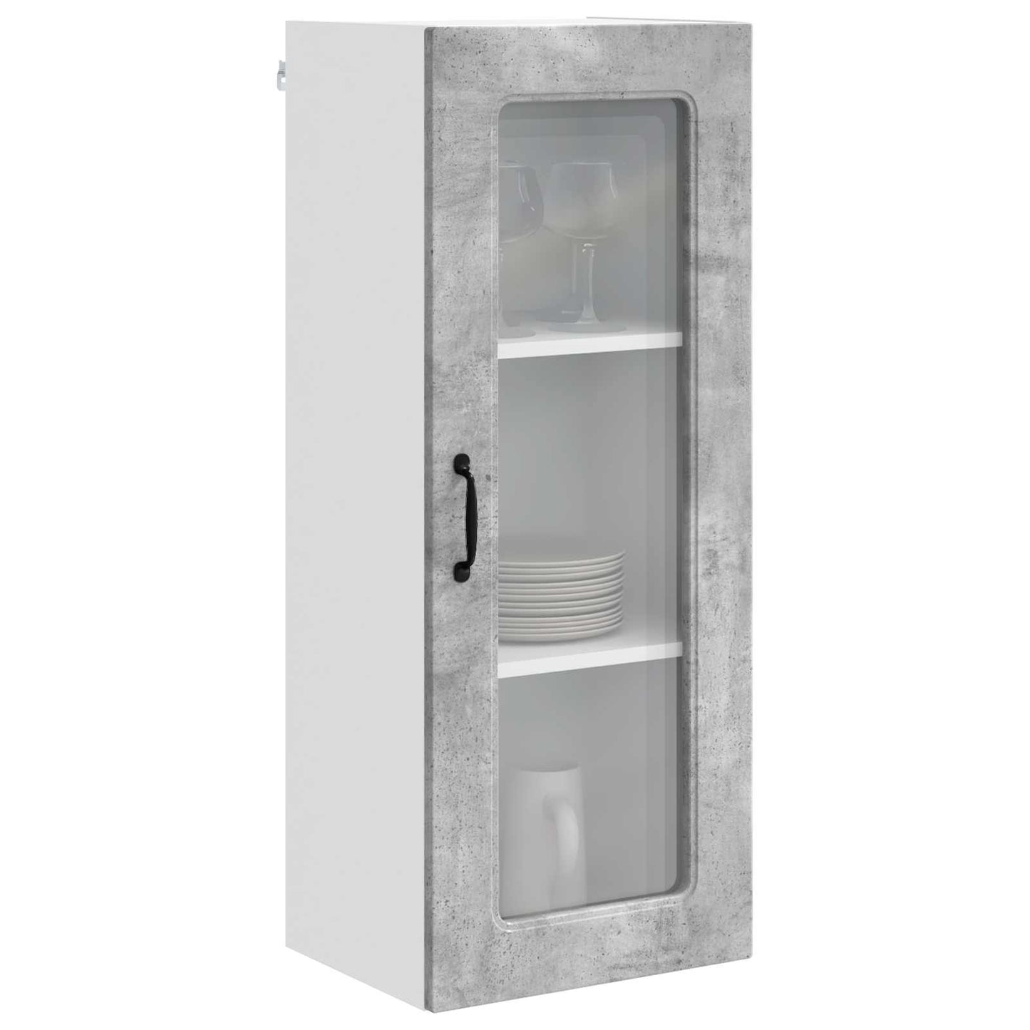 vidaXL Dishwasher Panel Kalmar Concrete Grey 40 x 31 x 100 cm