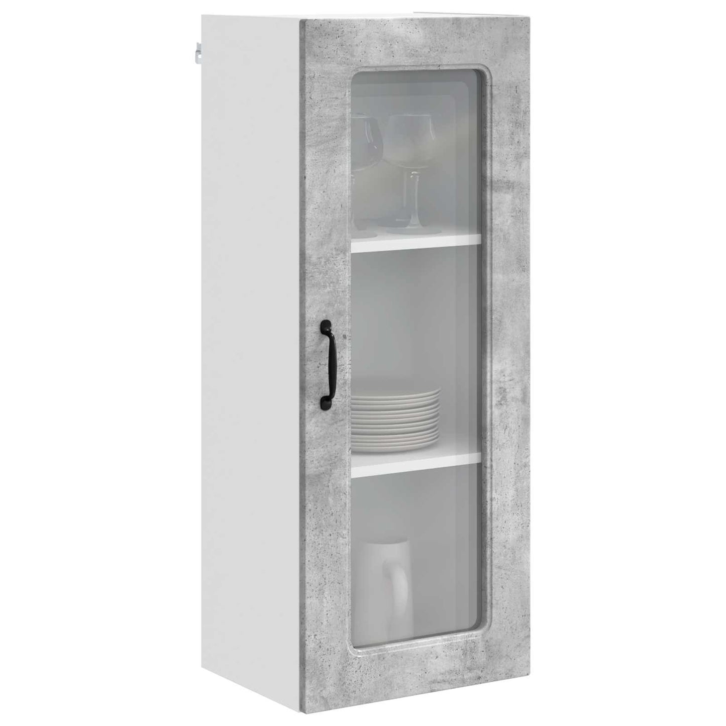 vidaXL Dishwasher Panel Kalmar Concrete Grey 40 x 31 x 100 cm