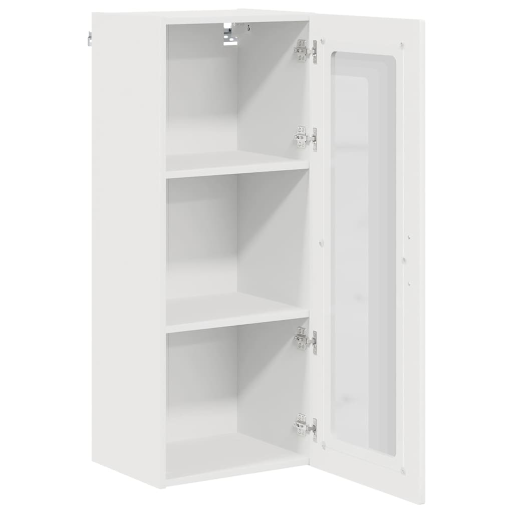 vidaXL Dishwasher Panel Kalmar High Gloss White 40 x 31 x 100 cm