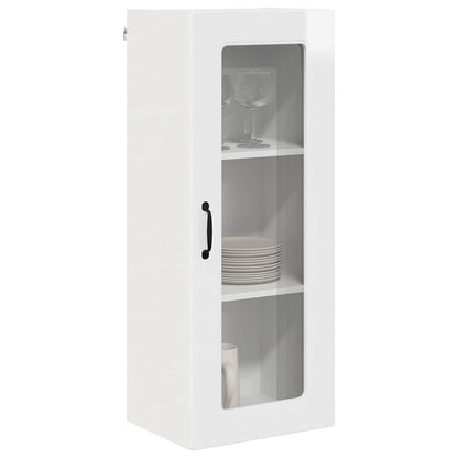 vidaXL Dishwasher Panel Kalmar High Gloss White 40 x 31 x 100 cm