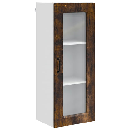 vidaXL Dishwasher Panel Kalmar Smoked Oak 40 x 31 x 100 cm