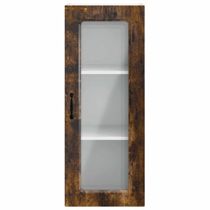 vidaXL Dishwasher Panel Kalmar Smoked Oak 40 x 31 x 100 cm