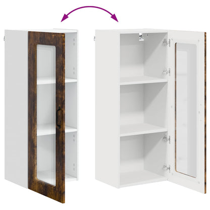 vidaXL Dishwasher Panel Kalmar Smoked Oak 40 x 31 x 100 cm