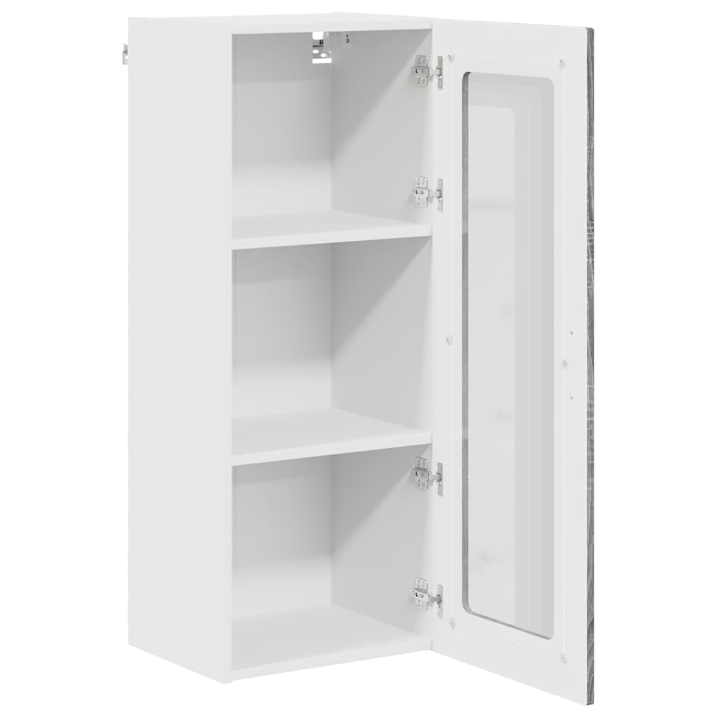 vidaXL Dishwasher Panel Kalmar Grey Sonoma 40 x 31 x 100 cm