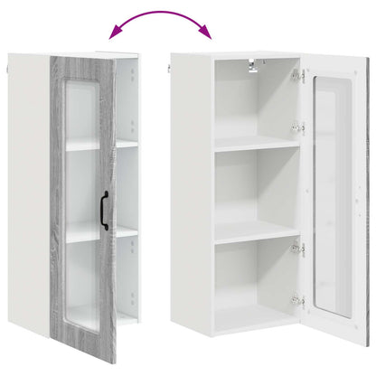 vidaXL Dishwasher Panel Kalmar Grey Sonoma 40 x 31 x 100 cm