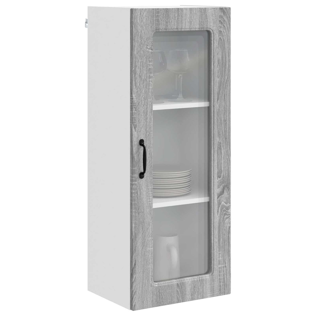 vidaXL Dishwasher Panel Kalmar Grey Sonoma 40 x 31 x 100 cm