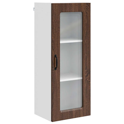 vidaXL Dishwasher Panel Kalmar Brown Oak 40 x 31 x 100 cm