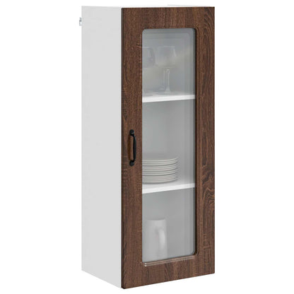 vidaXL Dishwasher Panel Kalmar Brown Oak 40 x 31 x 100 cm