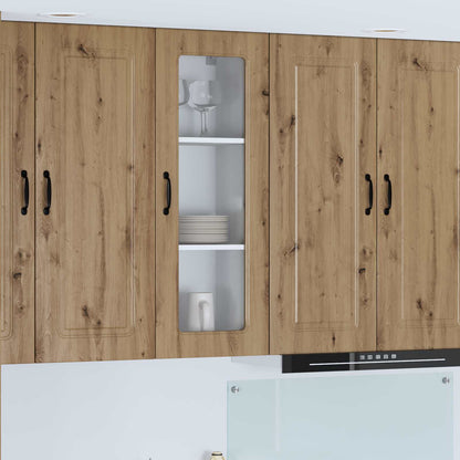 vidaXL Dishwasher Panel Kalmar Artisan Oak 40 x 31 x 100 cm