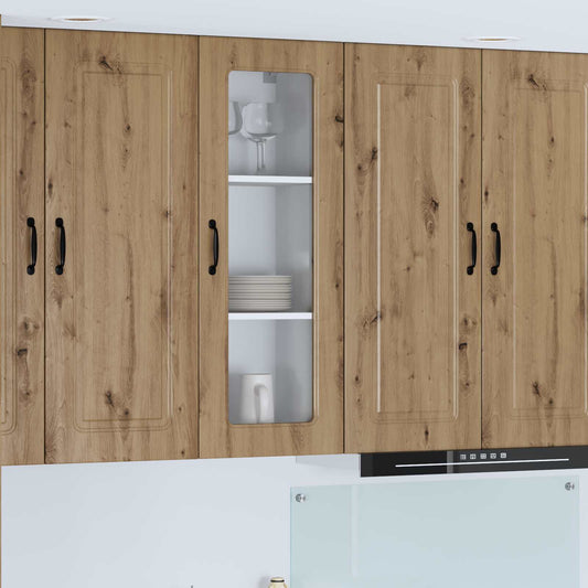 vidaXL Dishwasher Panel Kalmar Artisan Oak 40 x 31 x 100 cm