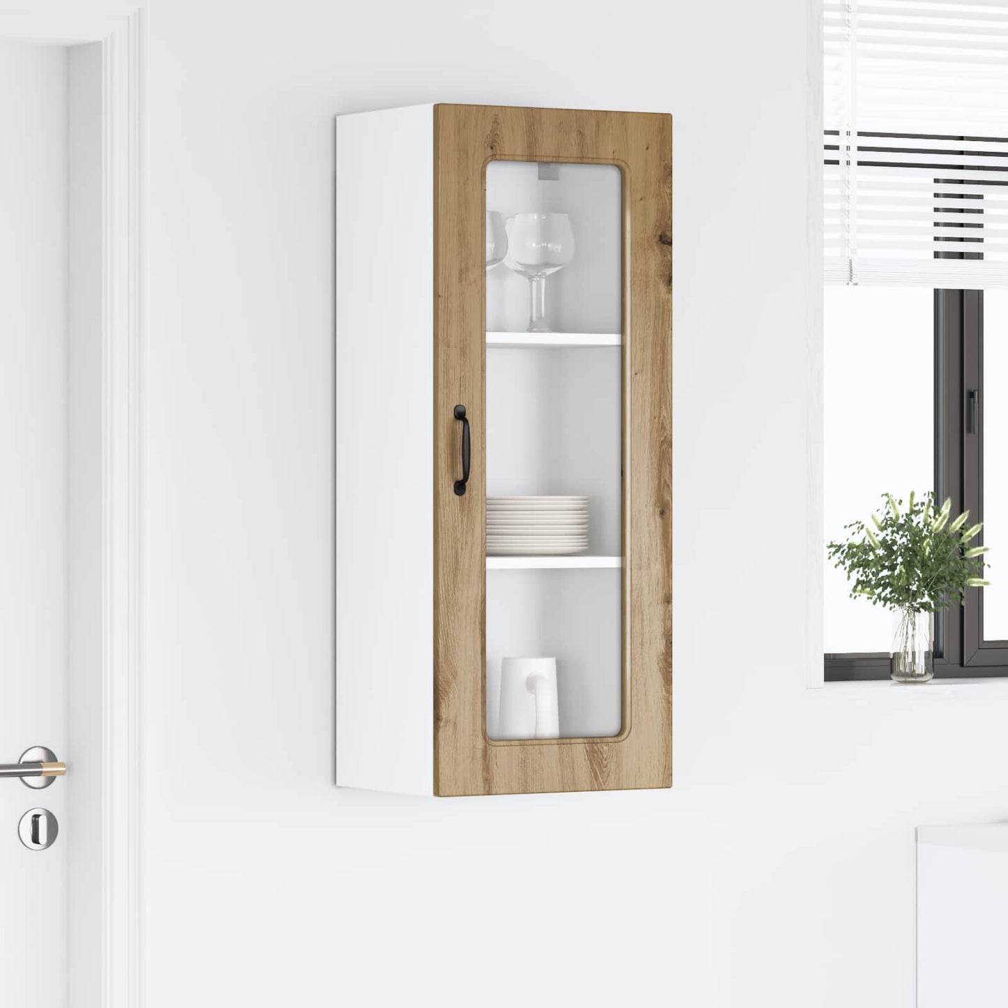 vidaXL Dishwasher Panel Kalmar Artisan Oak 40 x 31 x 100 cm