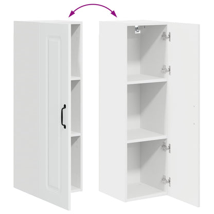 vidaXL Dishwasher Panel Kalmar White 30 x 31 x 100 cm Engineered Wood