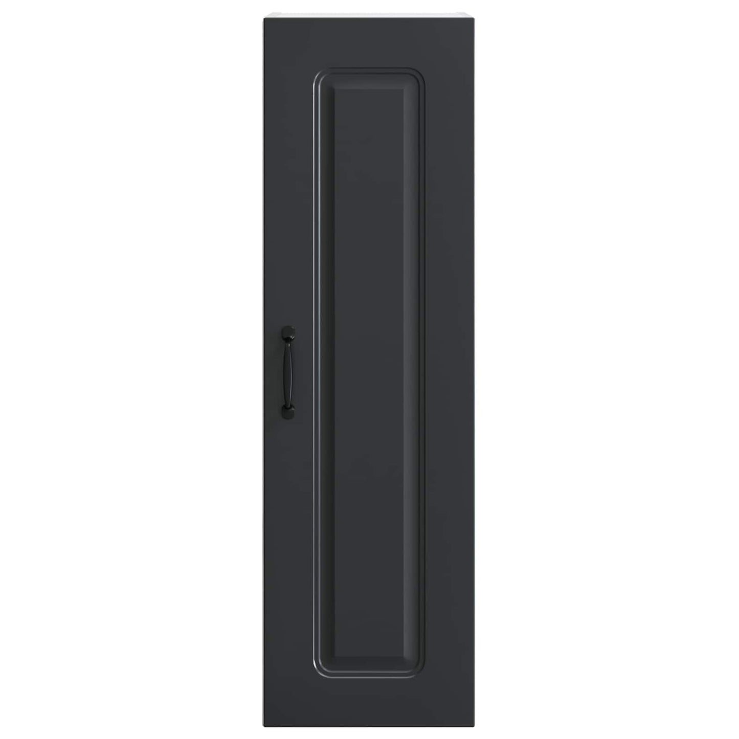 vidaXL Dishwasher Panel Kalmar Black 30 x 31 x 100 cm Engineered Wood