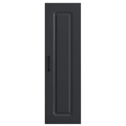 vidaXL Dishwasher Panel Kalmar Black 30 x 31 x 100 cm Engineered Wood