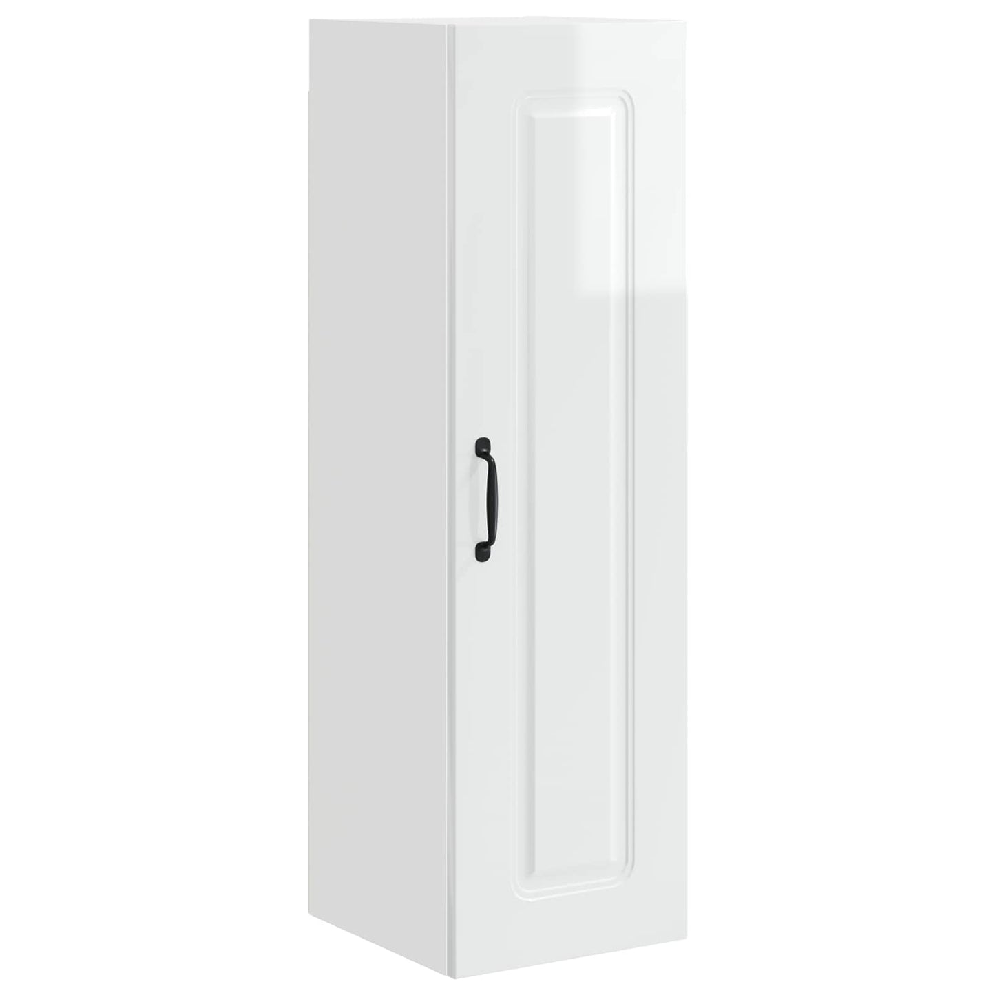 vidaXL Dishwasher Panel Kalmar High Gloss White 30 x 31 x 100 cm