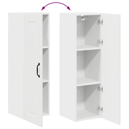 vidaXL Kitchen Wall Cabinet High Gloss White 30 x 31 x 100 cm