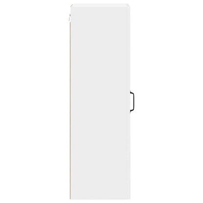 vidaXL Dishwasher Panel Kalmar High Gloss White 30 x 31 x 100 cm