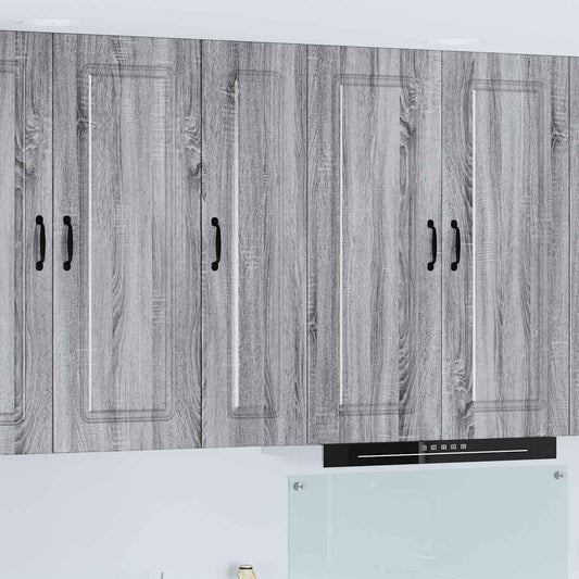 vidaXL Dishwasher Panel Kalmar Grey Sonoma 30 x 31 x 100 cm