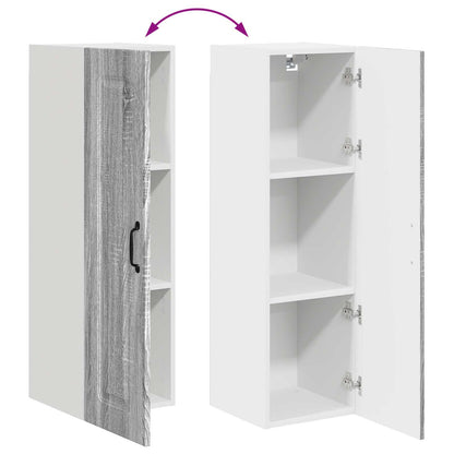vidaXL Dishwasher Panel Kalmar Grey Sonoma 30 x 31 x 100 cm