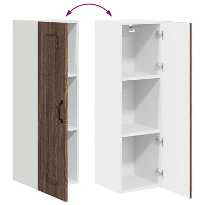vidaXL Dishwasher Panel Kalmar Brown Oak 30 x 31 x 100 cm