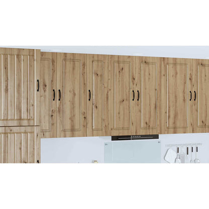 vidaXL Dishwasher Panel Kalmar Artisan Oak 30 x 31 x 100 cm