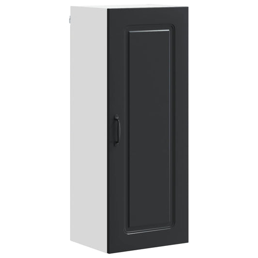 vidaXL Dishwasher Panel Kalmar Black 40 x 31 x 100 cm Engineered Wood