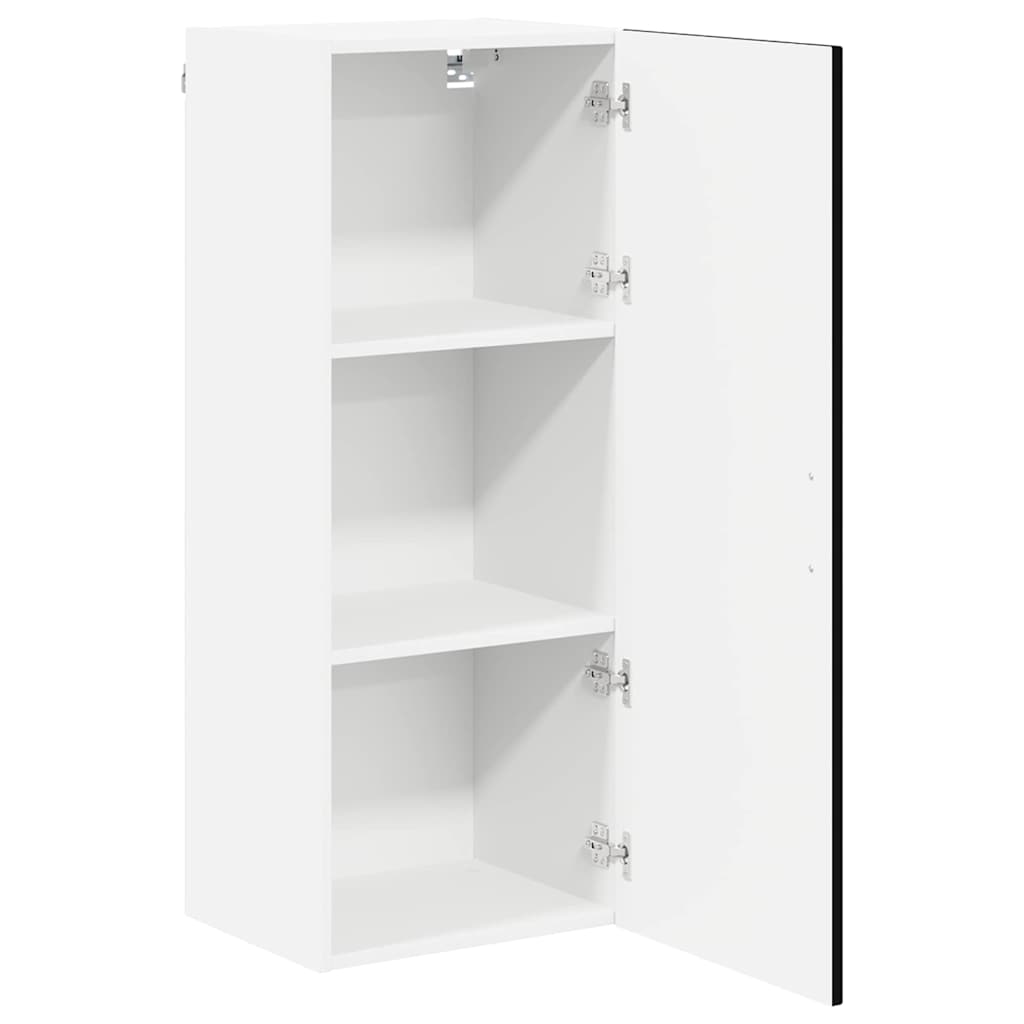 vidaXL Dishwasher Panel Kalmar Black 40 x 31 x 100 cm Engineered Wood