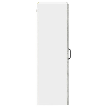 vidaXL Dishwasher Panel Kalmar Concrete Grey 40 x 31 x 100 cm