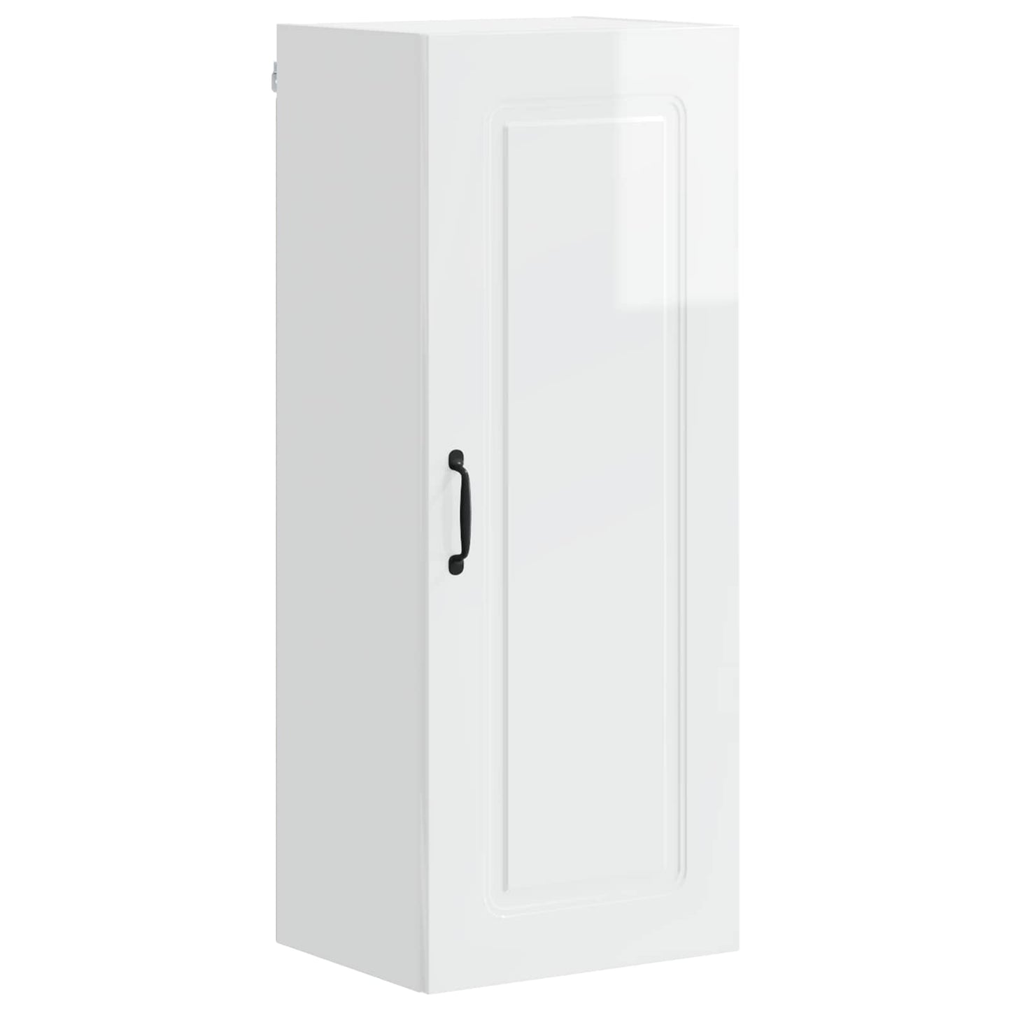 vidaXL Dishwasher Panel Kalmar High Gloss White 40 x 31 x 100 cm