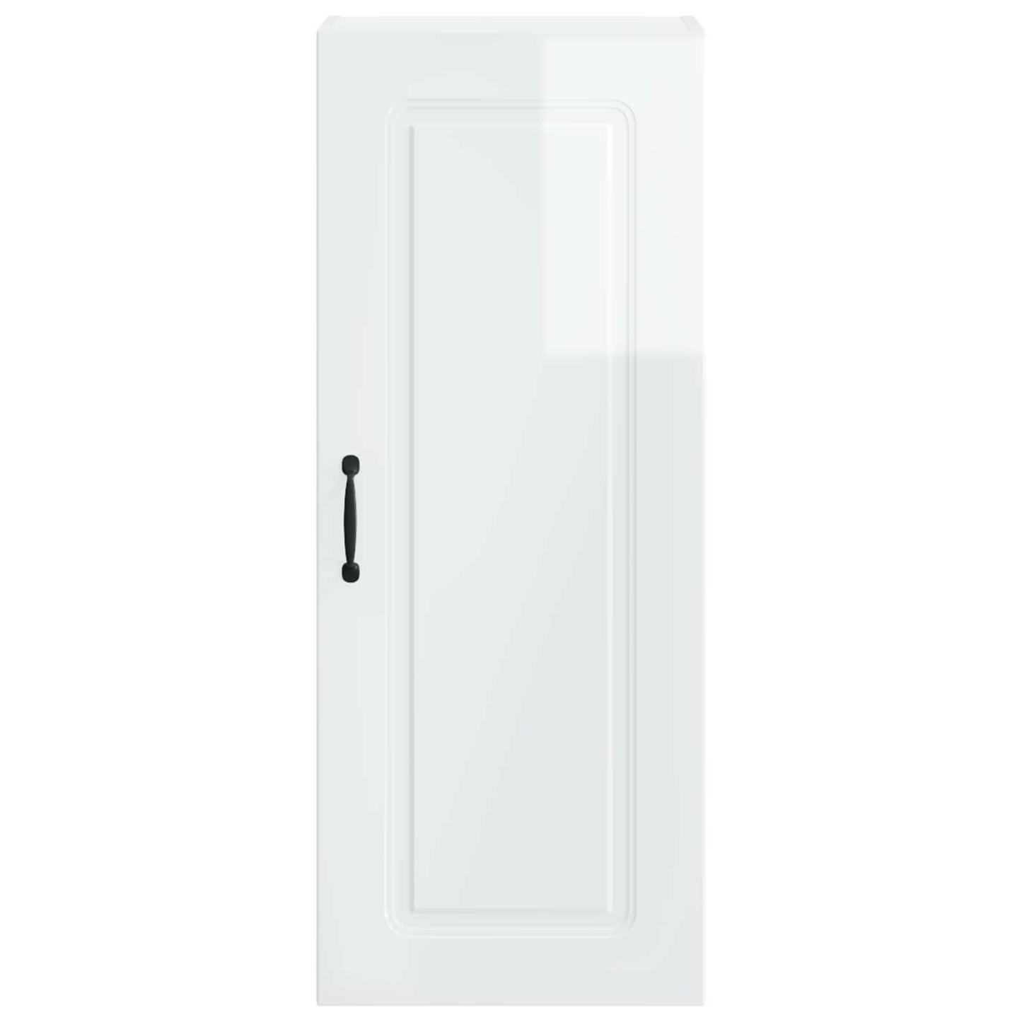 vidaXL Dishwasher Panel Kalmar High Gloss White 40 x 31 x 100 cm