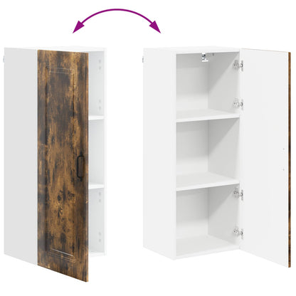 vidaXL Dishwasher Panel Kalmar Smoked Oak 40 x 31 x 100 cm