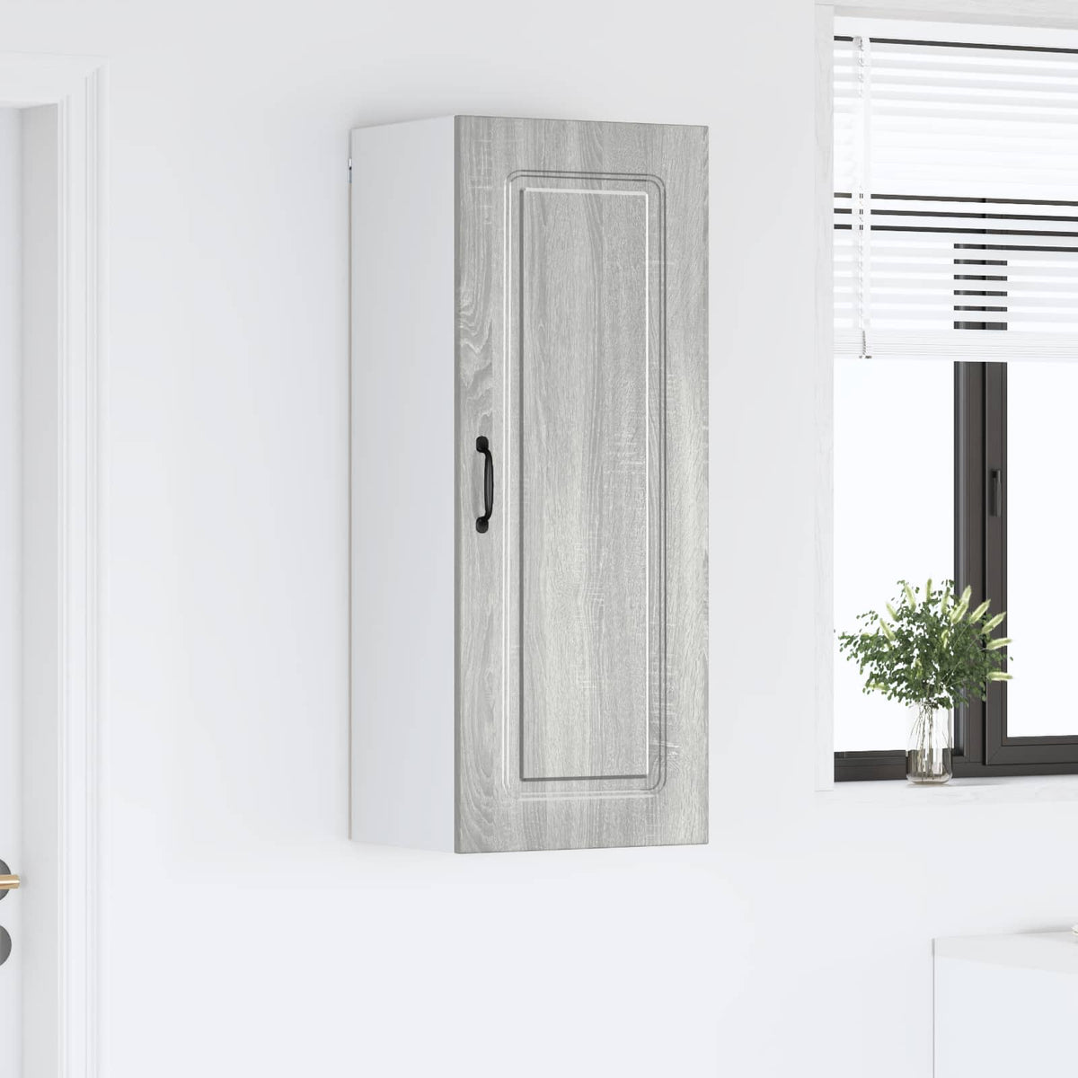 vidaXL Dishwasher Panel Kalmar Grey Sonoma 40 x 31 x 100 cm