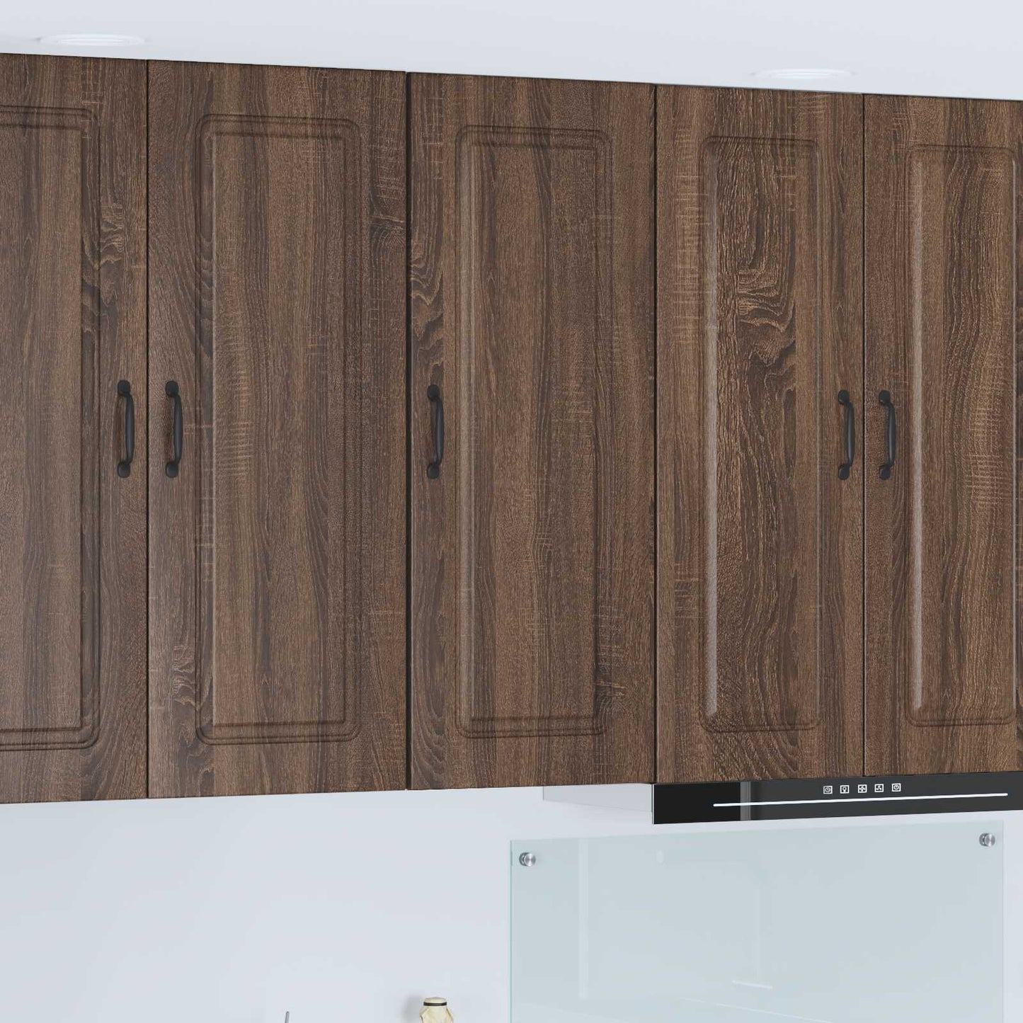 vidaXL Dishwasher Panel Kalmar Brown Oak 40 x 31 x 100 cm