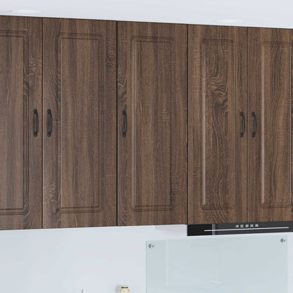 vidaXL Dishwasher Panel Kalmar Brown Oak 40 x 31 x 100 cm