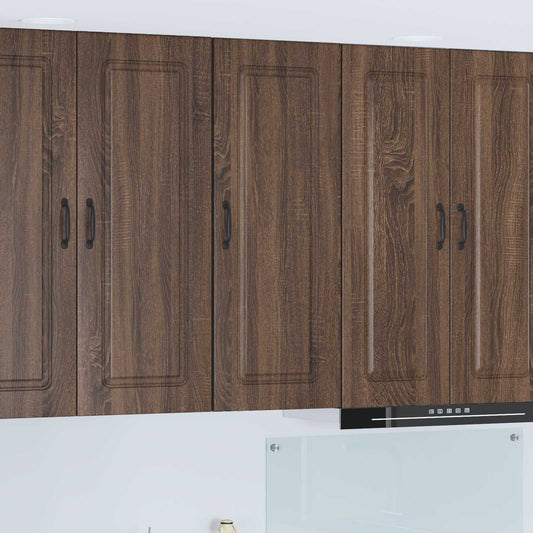 vidaXL Dishwasher Panel Kalmar Brown Oak 40 x 31 x 100 cm