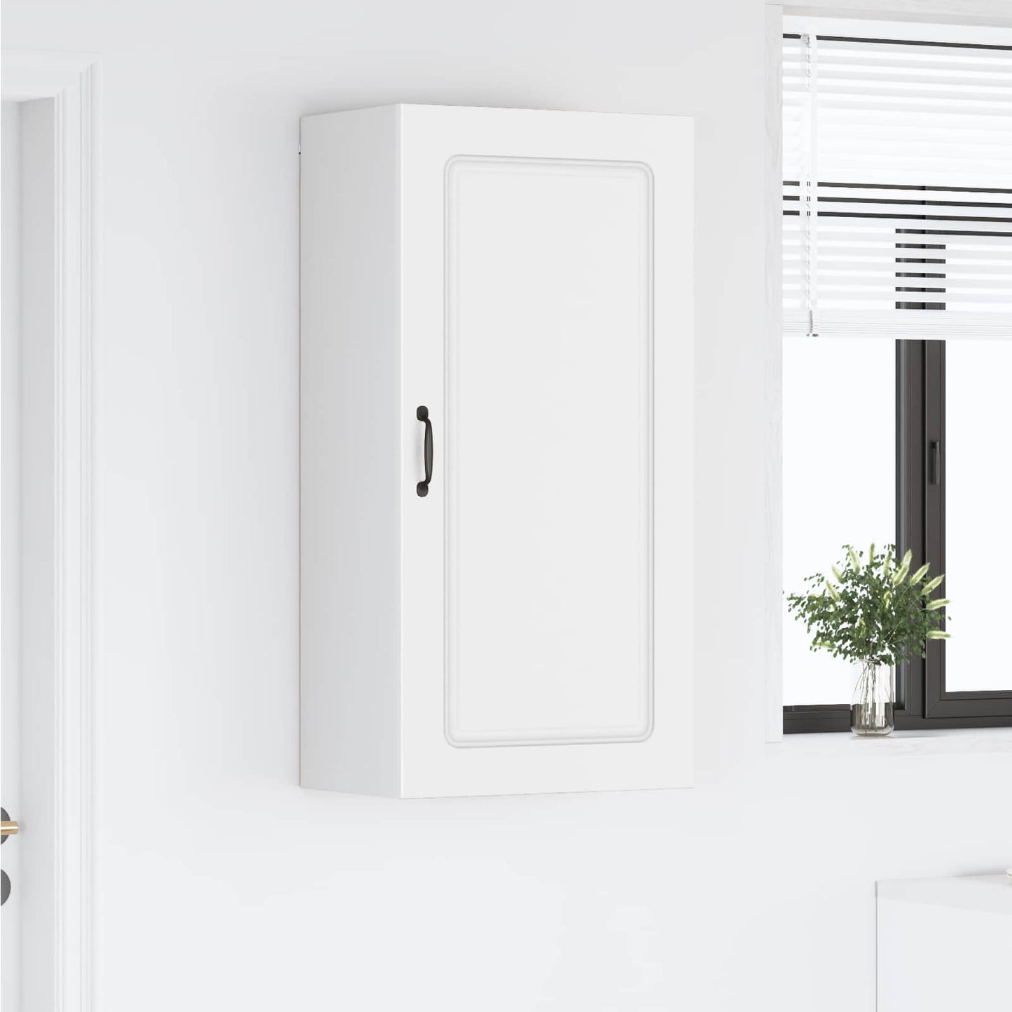 vidaXL Dishwasher Panel Kalmar White 50 x 31 x 100 cm Engineered Wood
